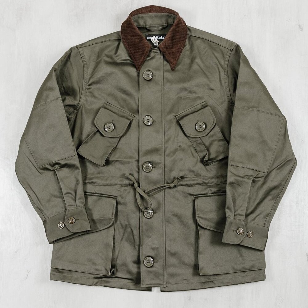 Monitaly Military Half Coat Type B - Olive - Size: 38